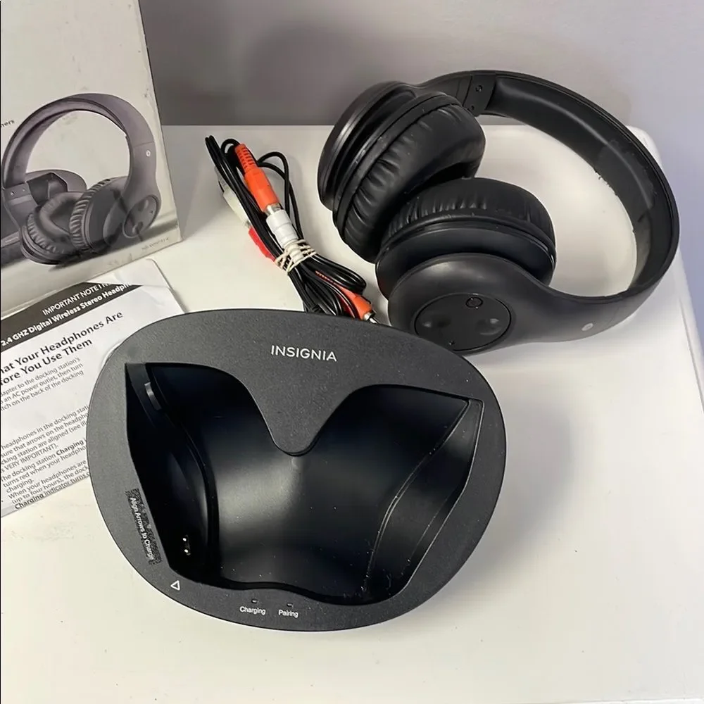 Black Over-Ear Wireless Headset